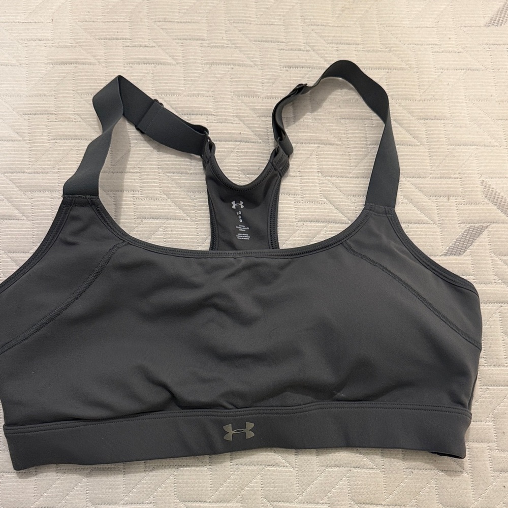 Under Armour Black Adjustable Racerback Sports Bra